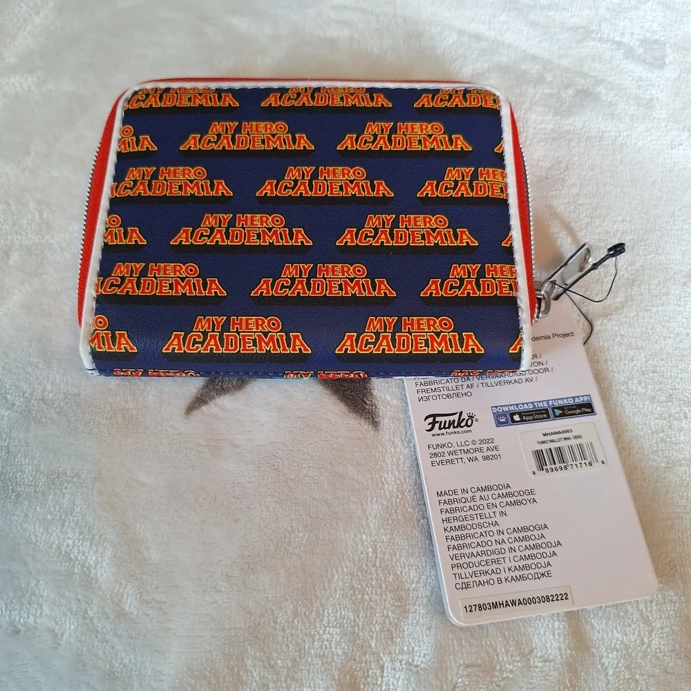 My Hero Academia Deku Wallet By Funko New With Tags Zipper Close